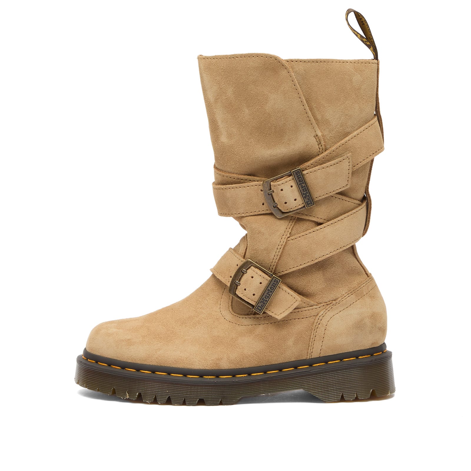 DR. MARTENS 아니스톤 스트랩 하이 부츠
