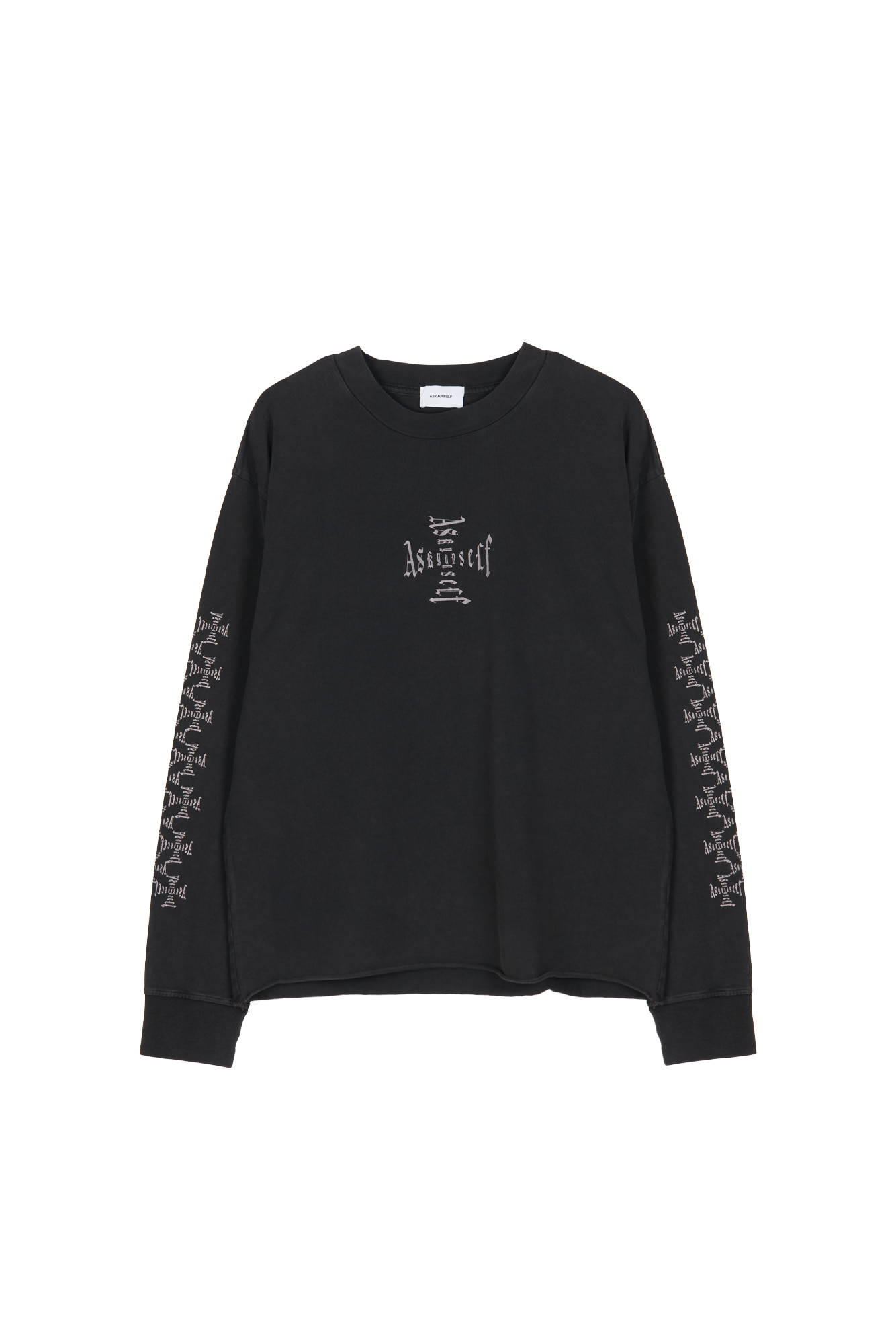 ASKYURSELF Raw Cross Logo Vintage LS