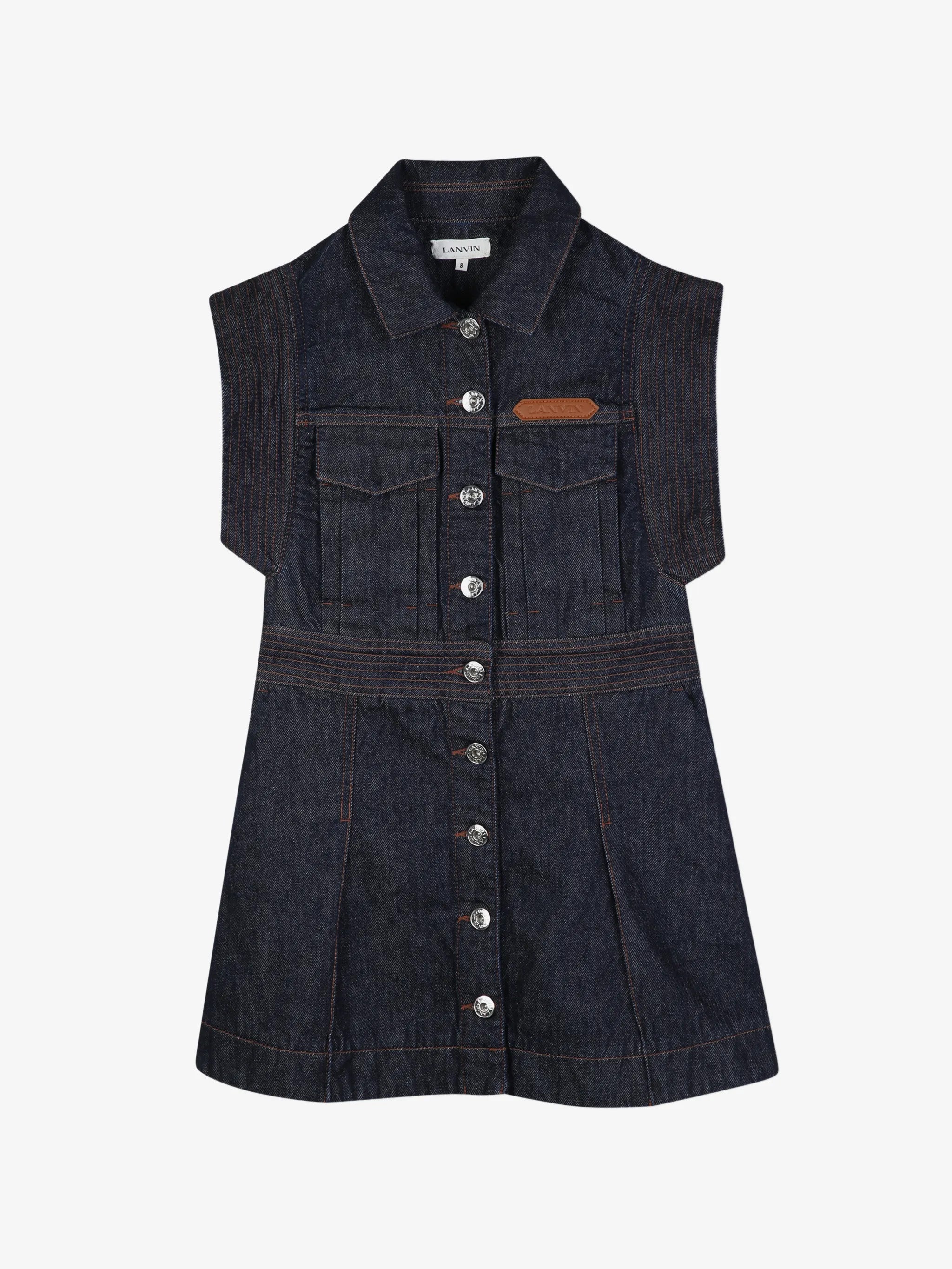 Lanvin Kids 데님 원피스