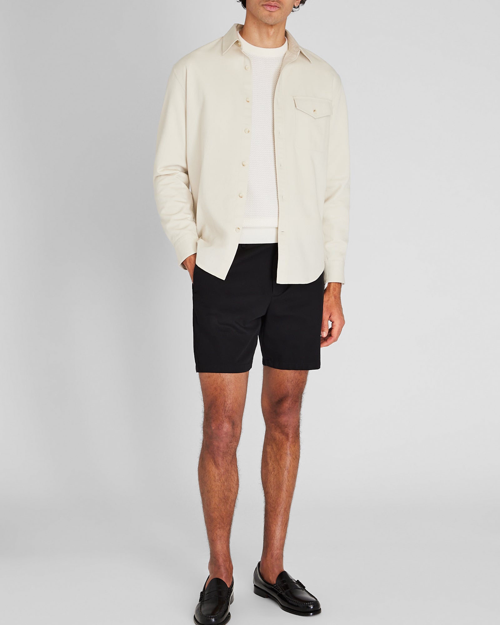 CLUB MONACO 박스터 텍스처 7인치 반바지