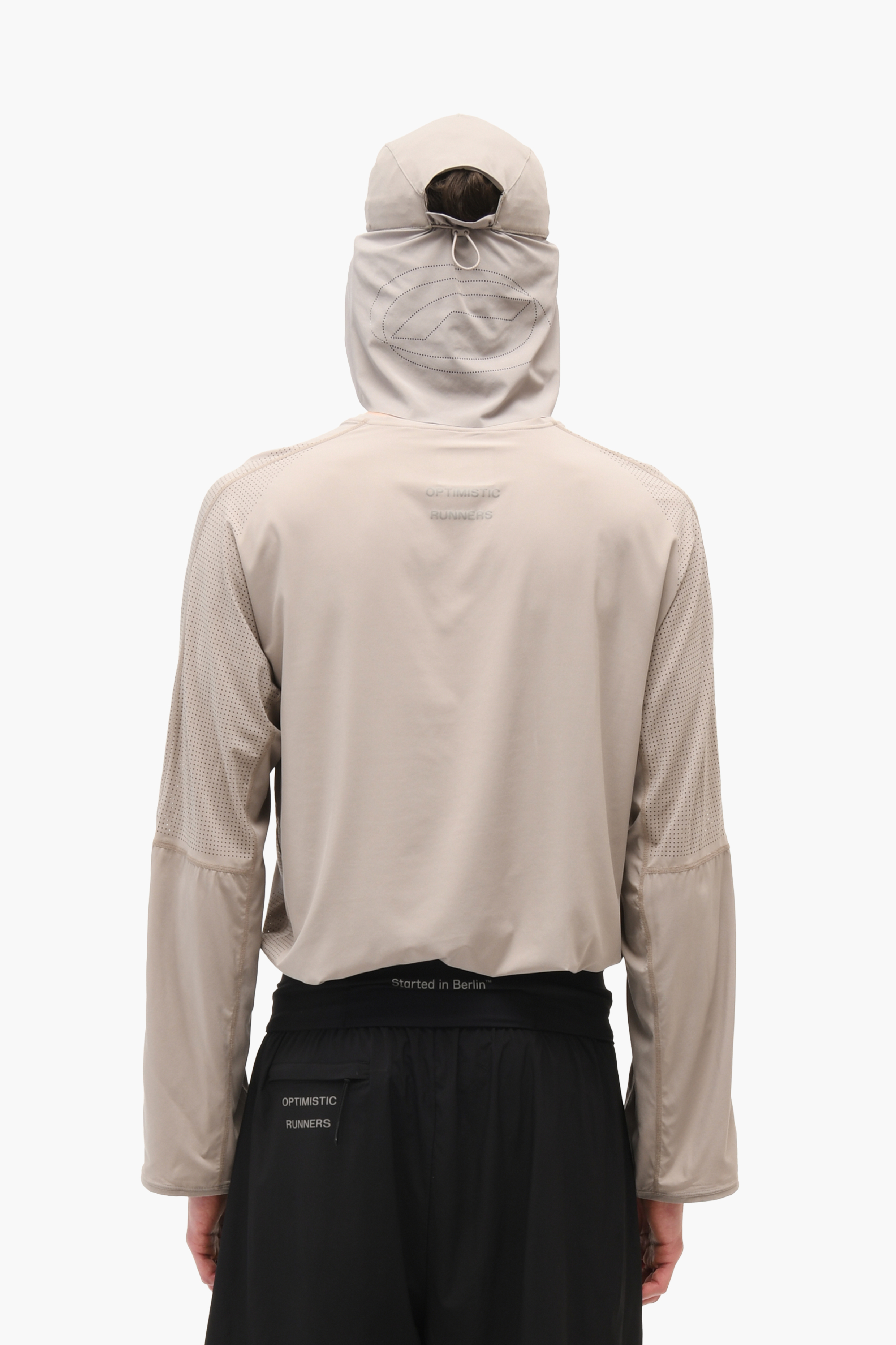 OPTIMISTIC RUNNERS 선 플랩 캡 카멜
