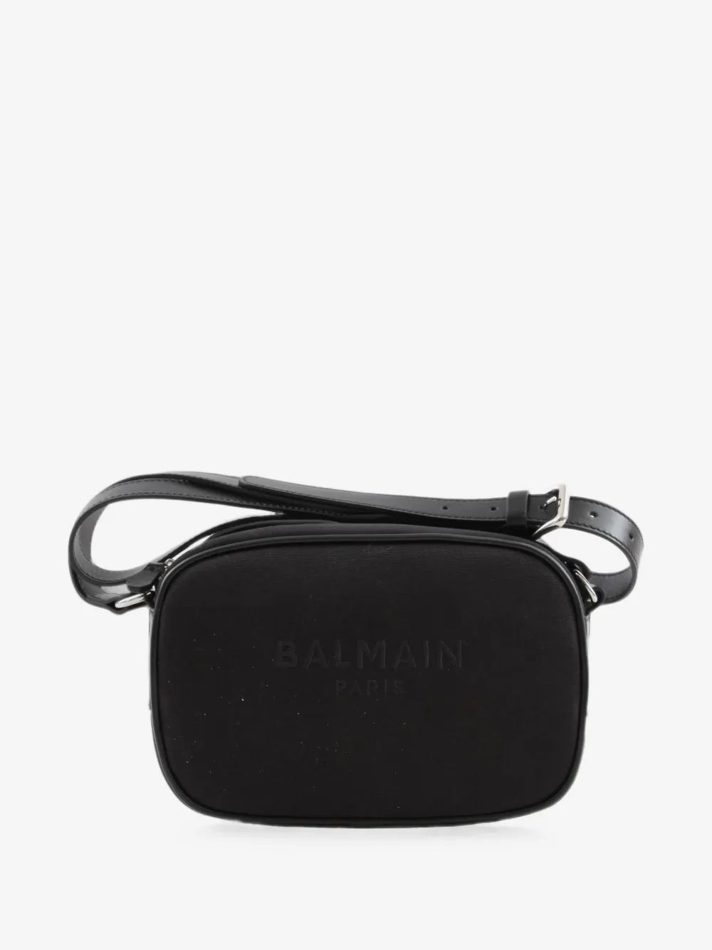Balmain Kids 로고 자수 숄더백