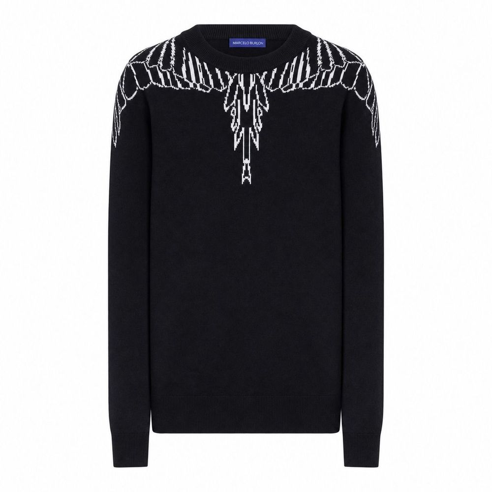 Marcelo Burlon Kids 롱슬리브 크루넥 점퍼