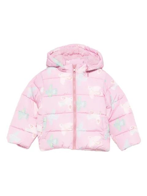 Stella McCartney Kids 버드 프린트 퀼팅 자켓
