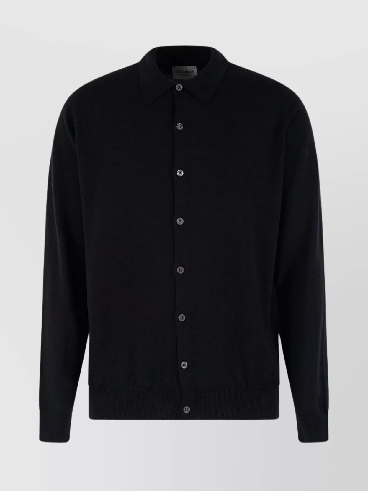 JOHN SMEDLEY 파인 폴로 카라 가디건