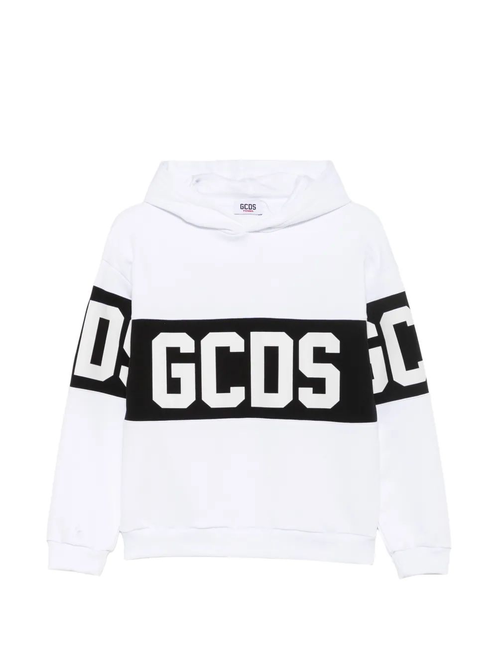 Gcds Kids 로고 프린트 후드티