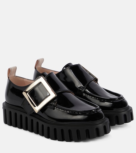ROGER VIVIER Viv' Go-Thick 페이턴트 레더 로퍼