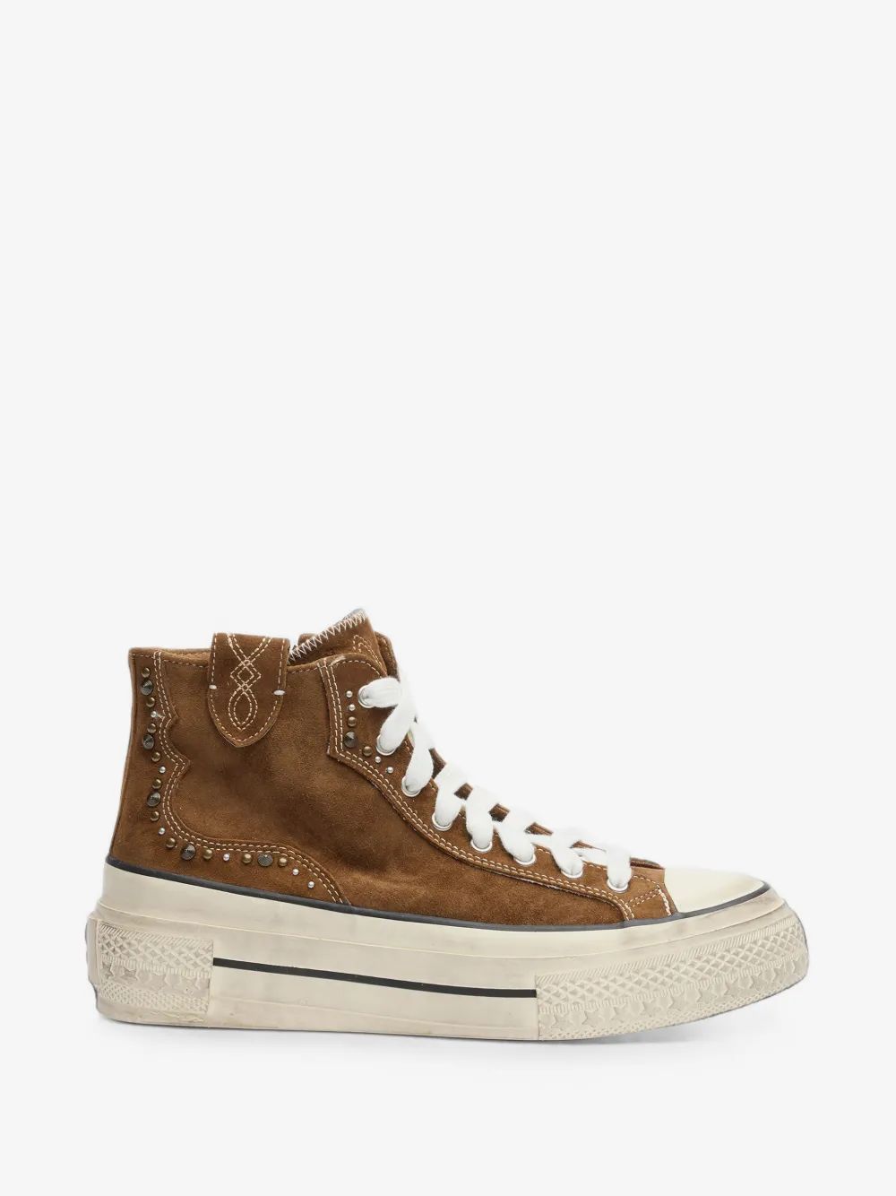 ASH 스투드 장식 하이탑 스니커즈