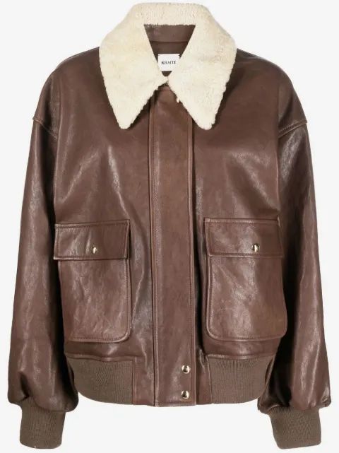 Khaite 더 쉘라 lambskin 자켓