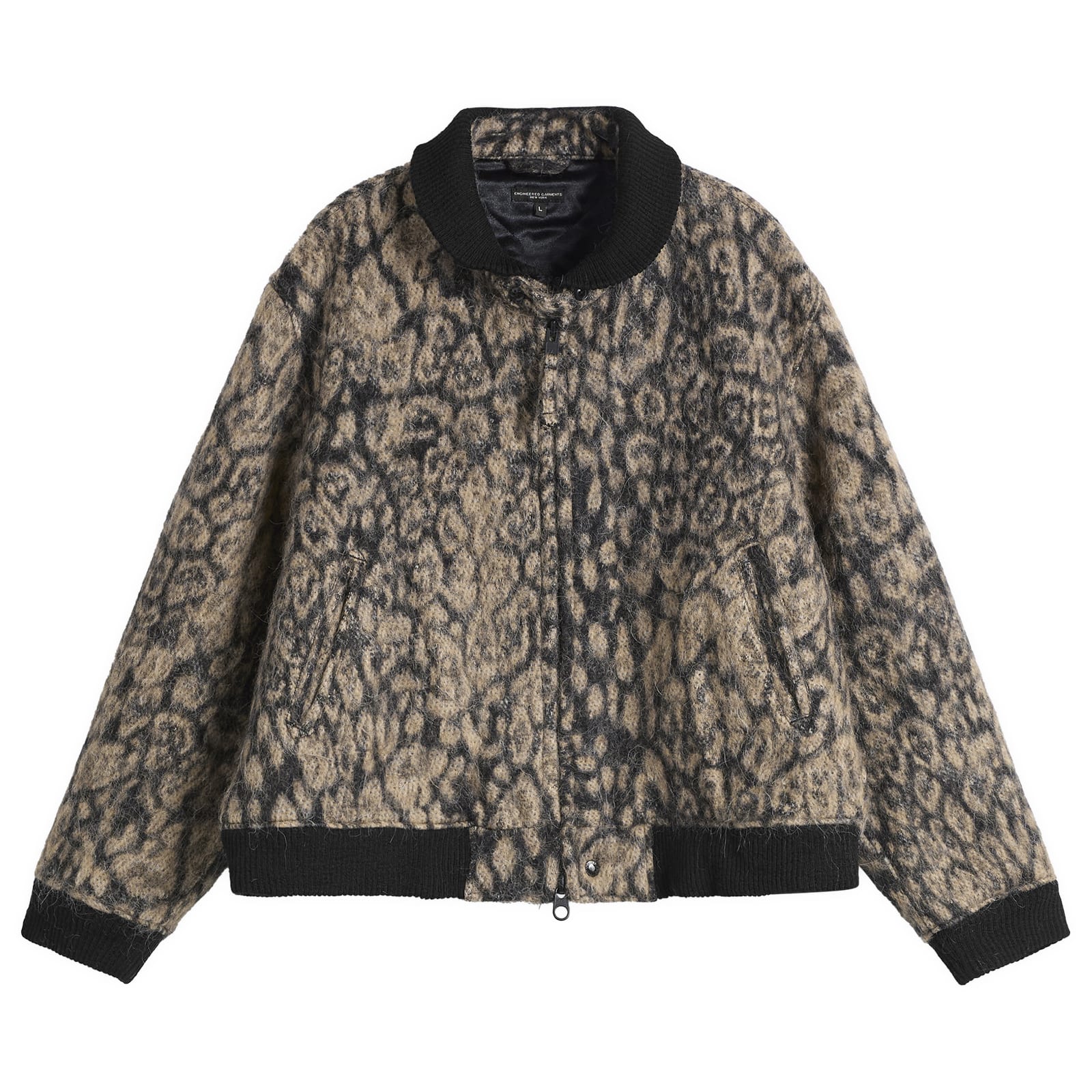 Engineered Garments 레오파드 자카드 LL 자켓