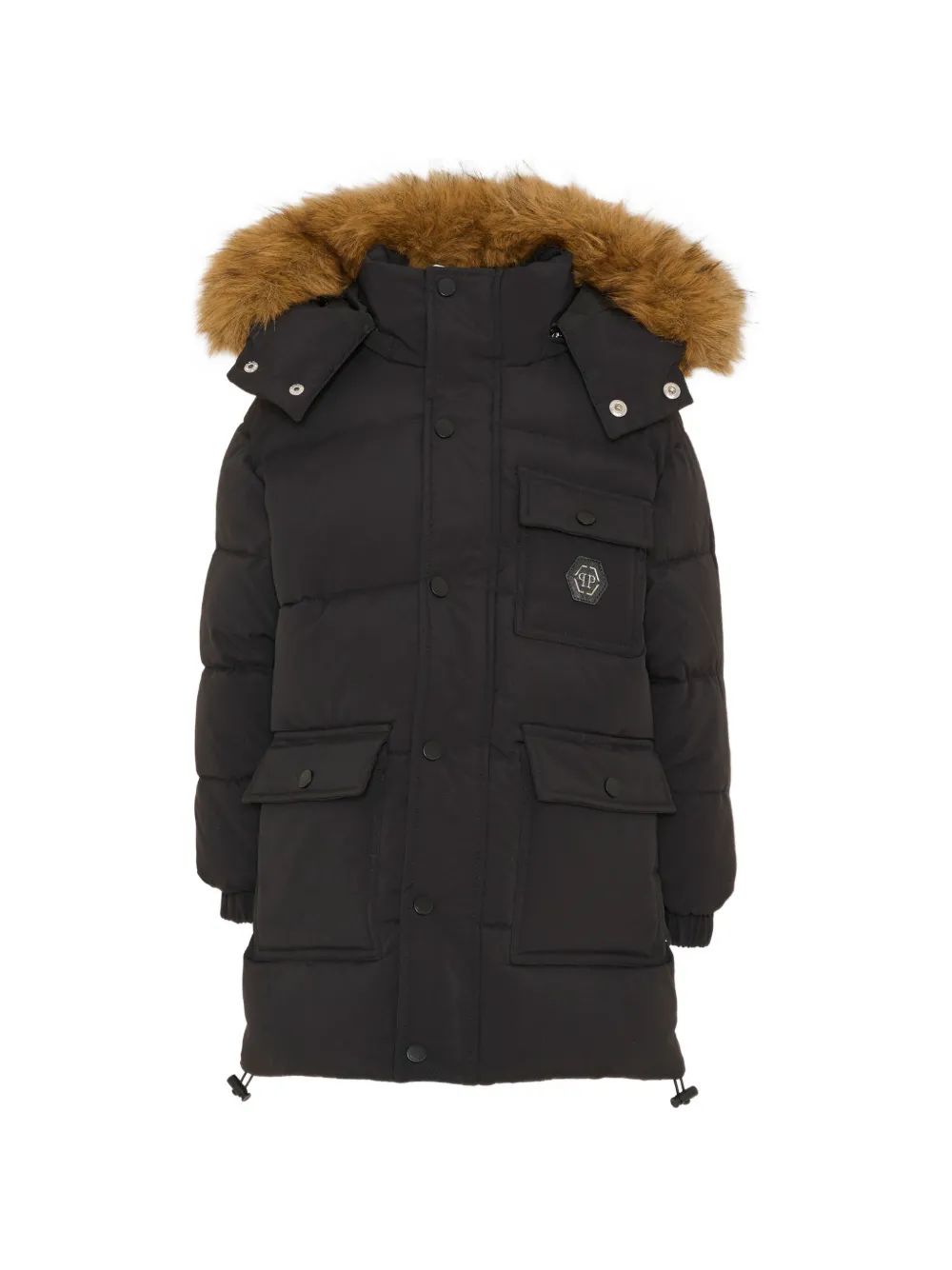 Philipp Plein Kids 로고 프린트 자켓