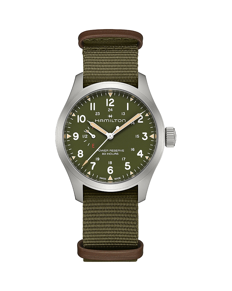 HAMILTON 카키 필드 파워 리저브 기계식 시계 40mm