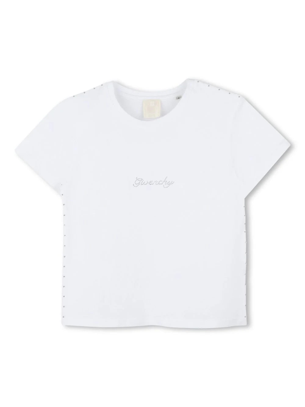 Givenchy Kids 미니 로고 장식 반팔 티