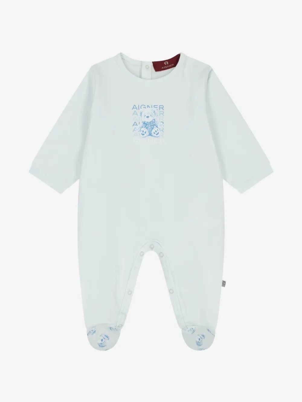 Aigner Kids 테디베어 프린트 베이비그로우