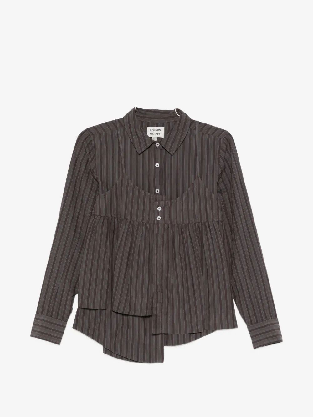 Damson Madder 인디 더블 레이어 셔츠