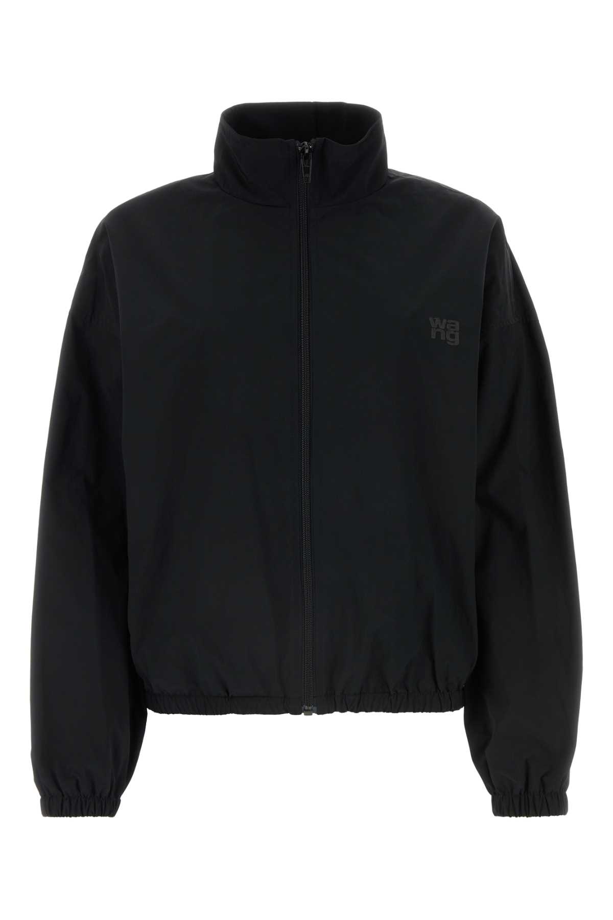 ALEXANDER WANG 블랙 폴리에스터 혼합 바람막이