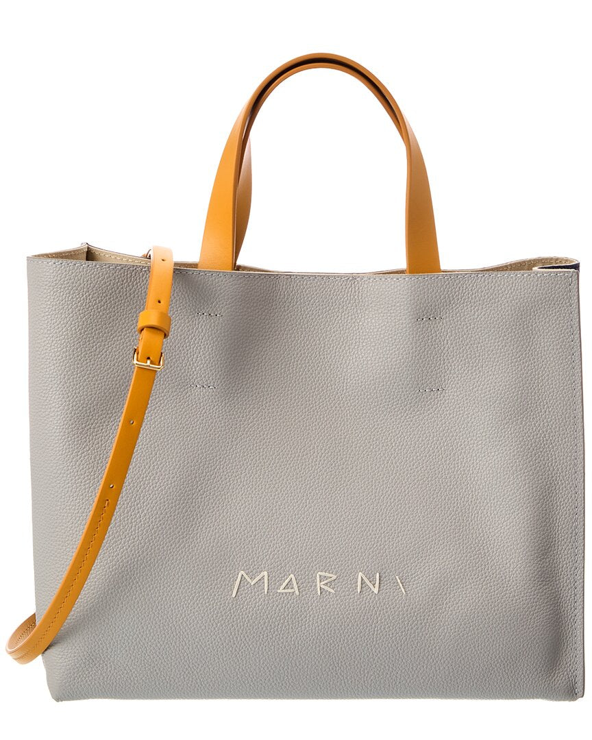 MARNI 뮤제오 가죽 토트백