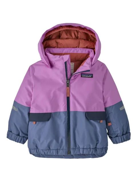 Patagonia Kids 후드 컬러블록 자켓