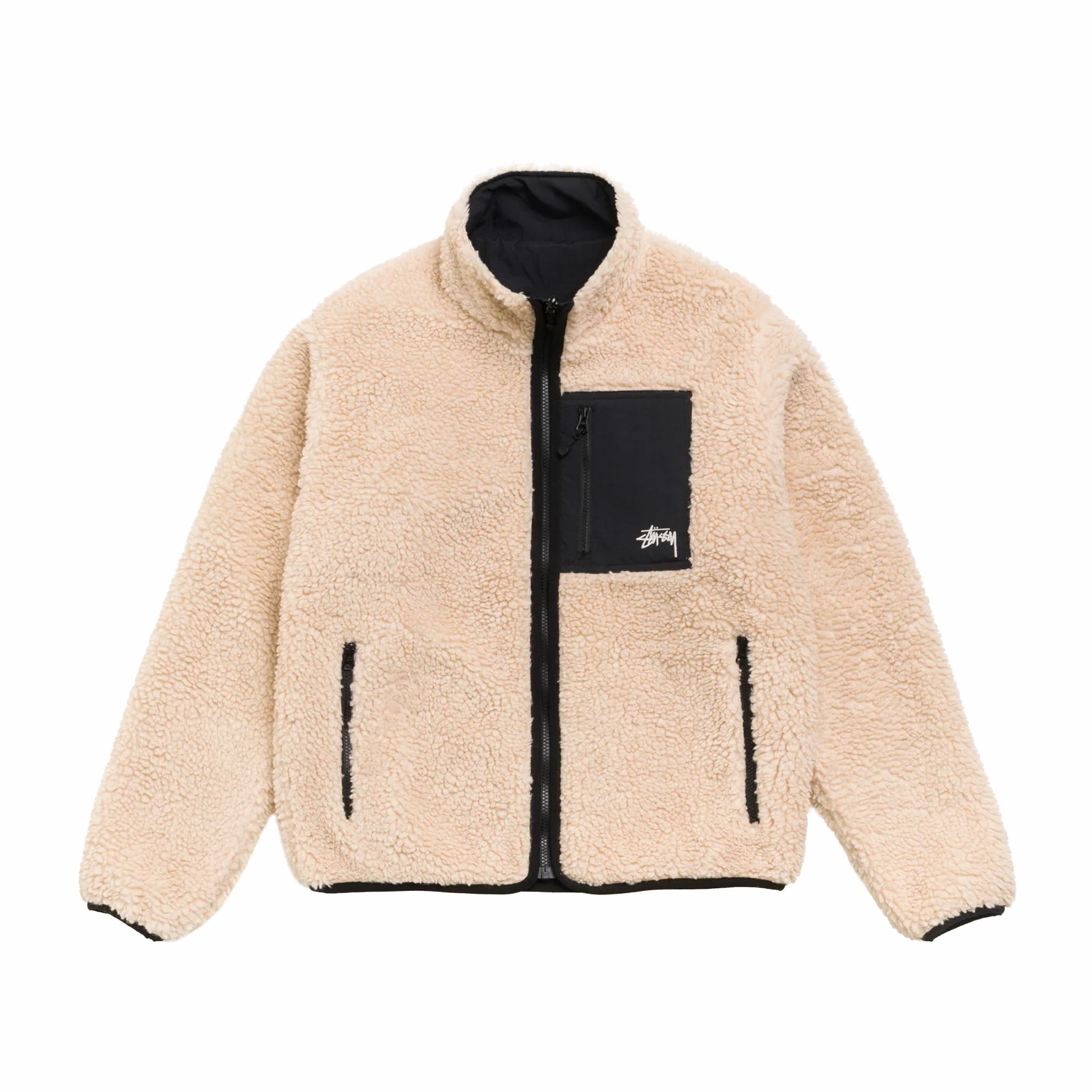 STUSSY 스투시 셔파 리버서블 자켓