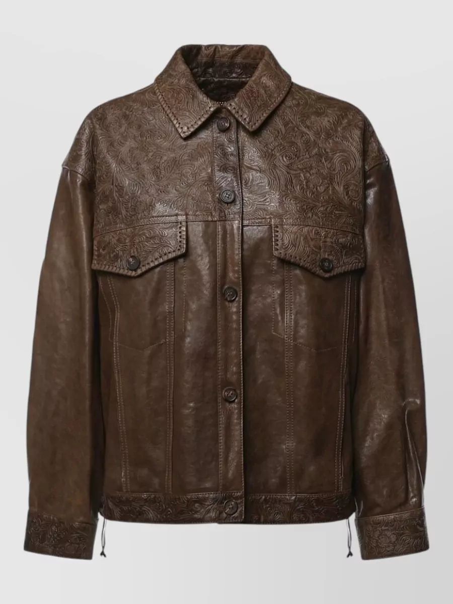 GOLDEN GOOSE 가죽 자켓
