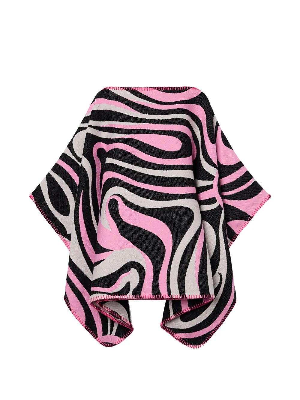 PUCCI KIDS 마르모 프린트 플란넬 케이프