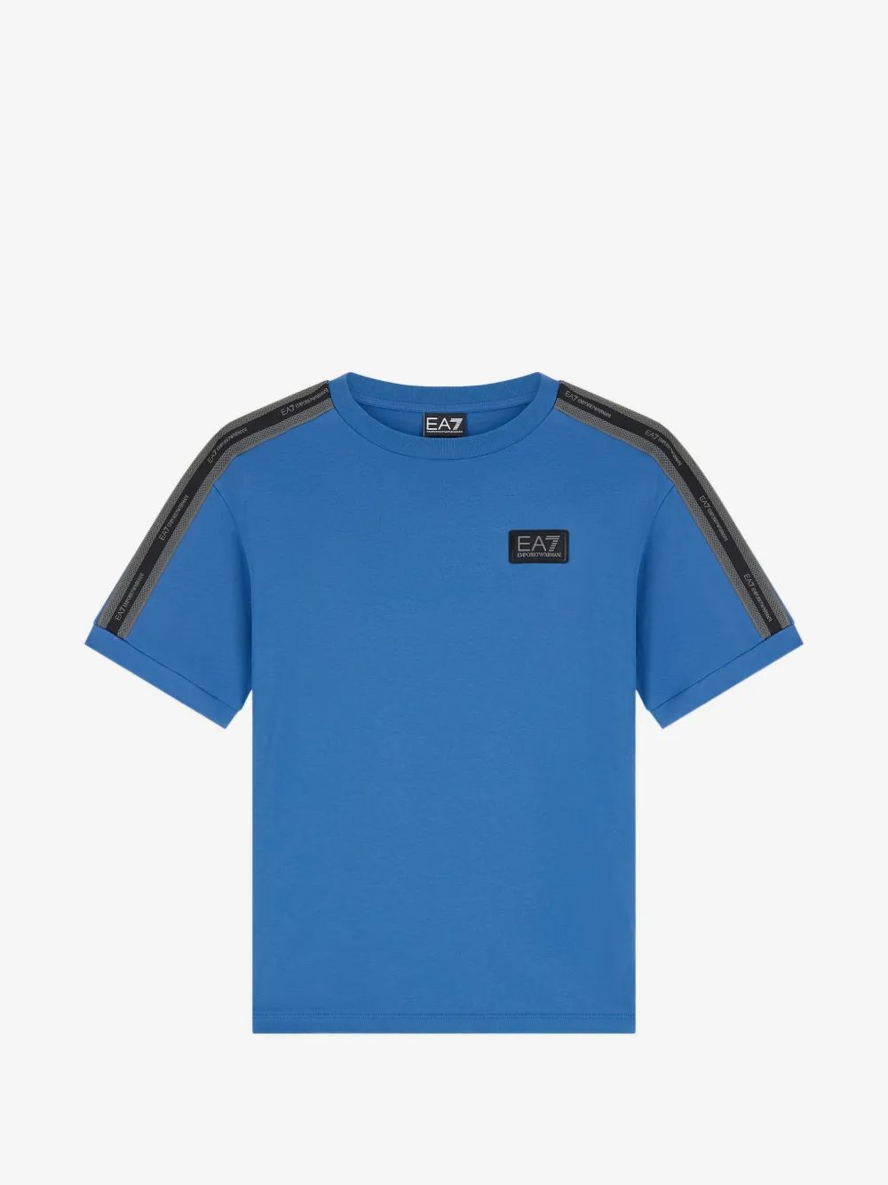 Emporio Armani Kids EA7 로고 패치 테이프 디테일 티셔츠