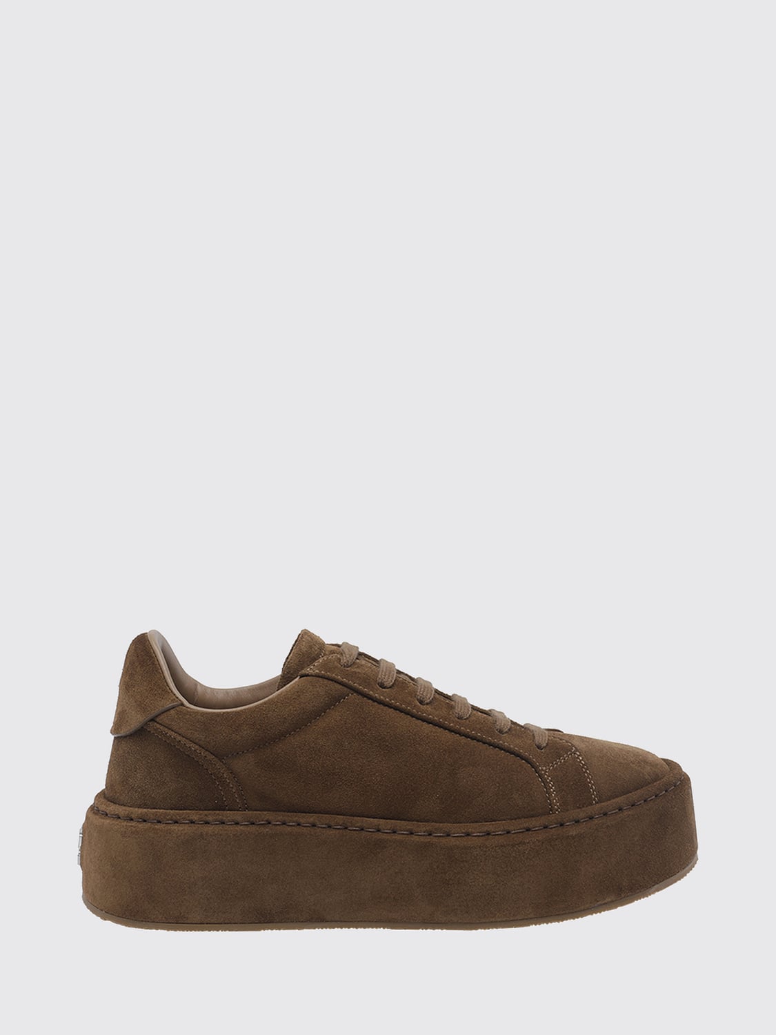 CASADEI Casadei Suede Platform Sneakers with Rear Logo