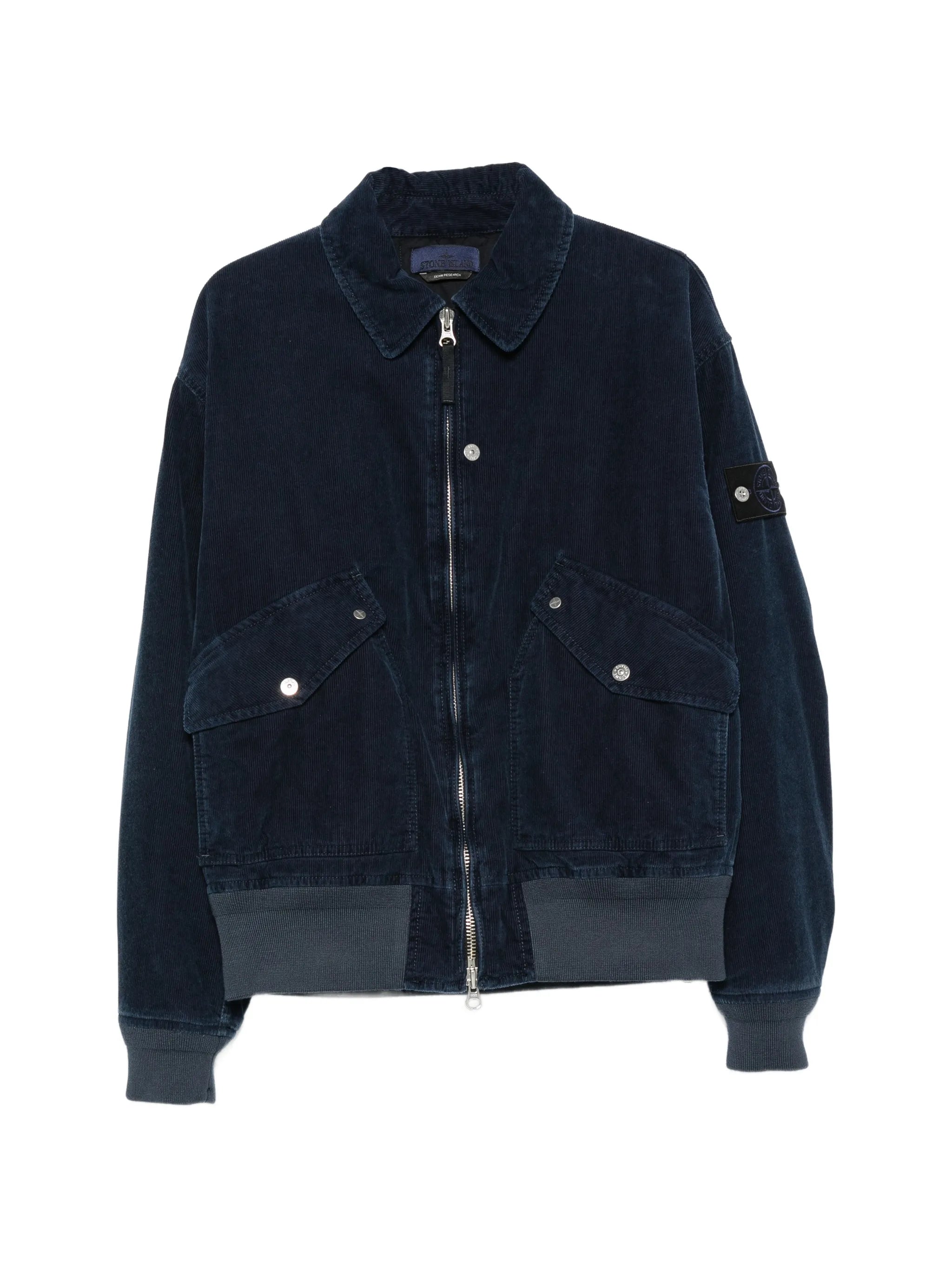 STONE ISLAND 코듀로이 포켓 자켓