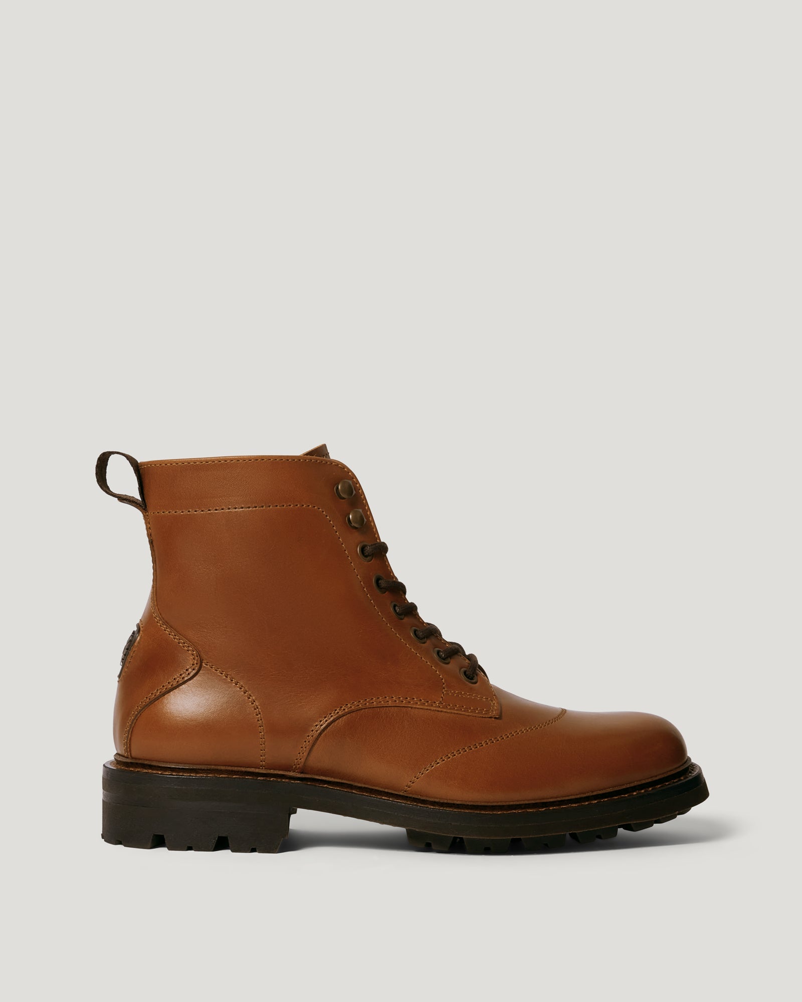 BELSTAFF 코펠란드 스티펠 퍼 남성 그레인 가죽 코냑브라운