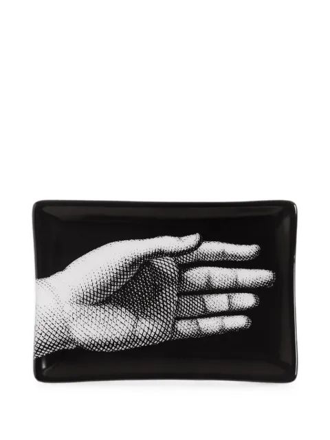 Fornasetti 마노 핸드 모티프 도자기 재떨이