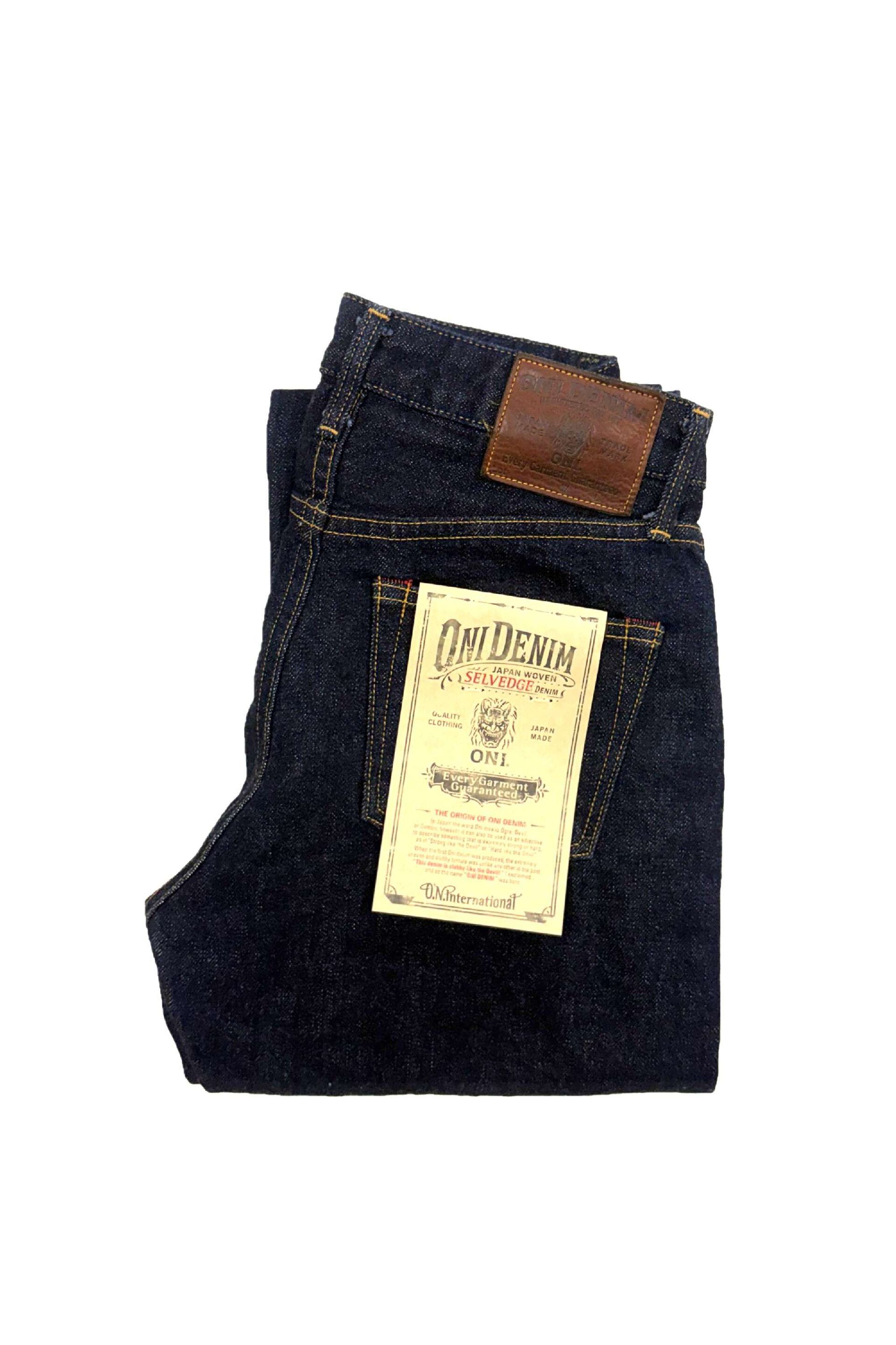 ONI DENIM ONI L700 14oz 셀비지 데님 레이디스 저스트 라이트 스트레이트
