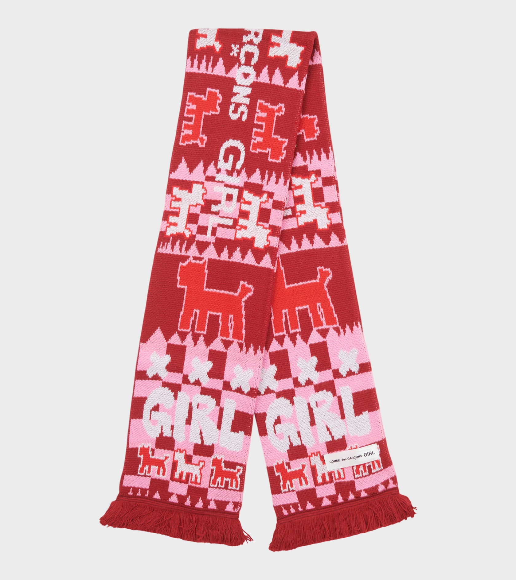 COMME DES GARCONS 걸 x 아레나 스카프