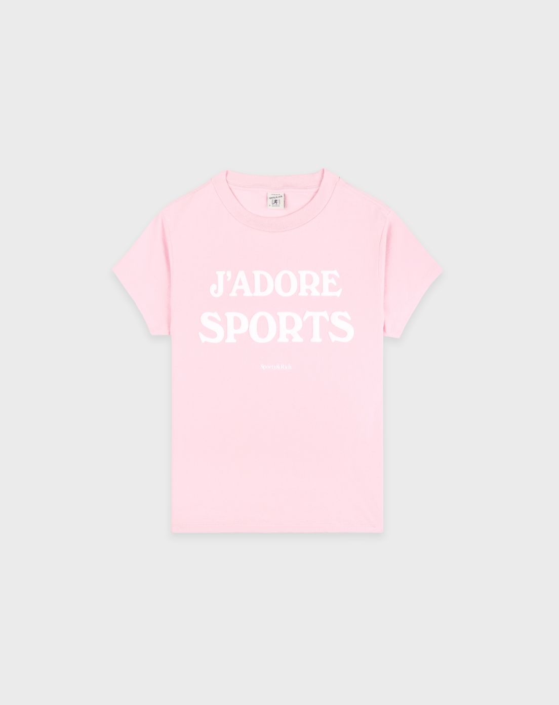 SPORTY & RICH 자도르 핏티드 반팔 티셔츠