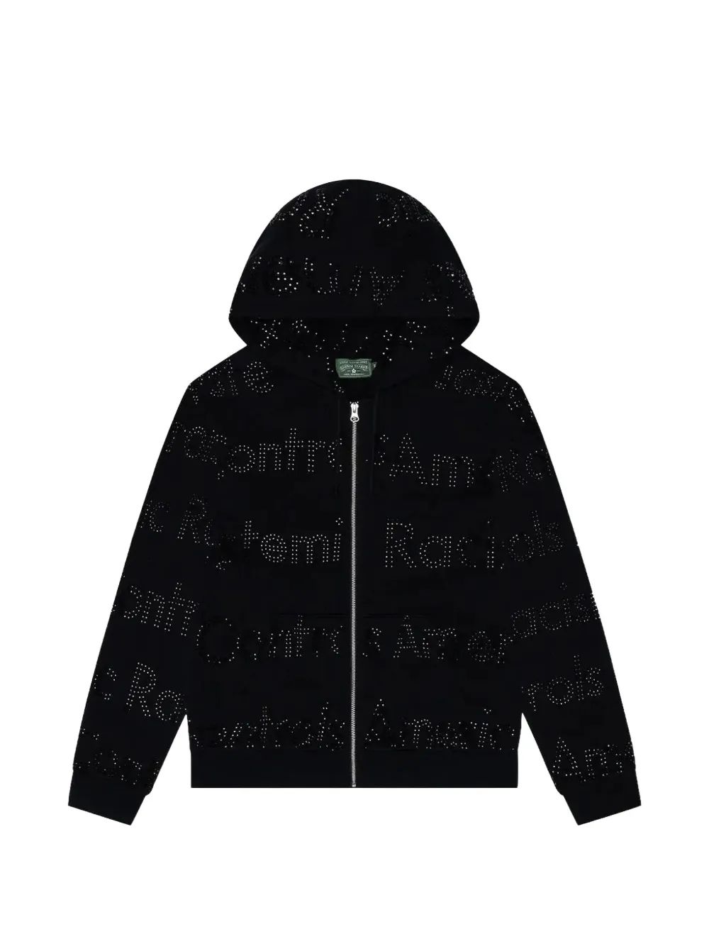 Denim Tears SRCA 라인스톤 장식 후드티