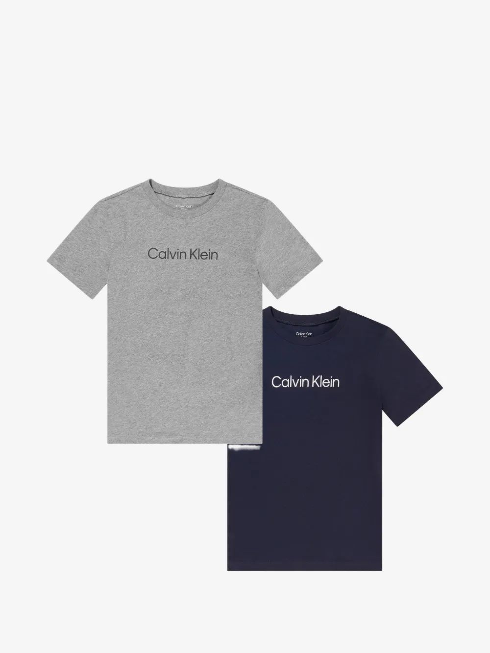 Calvin Klein Kids 로고 프린트 티셔츠 2개 세트
