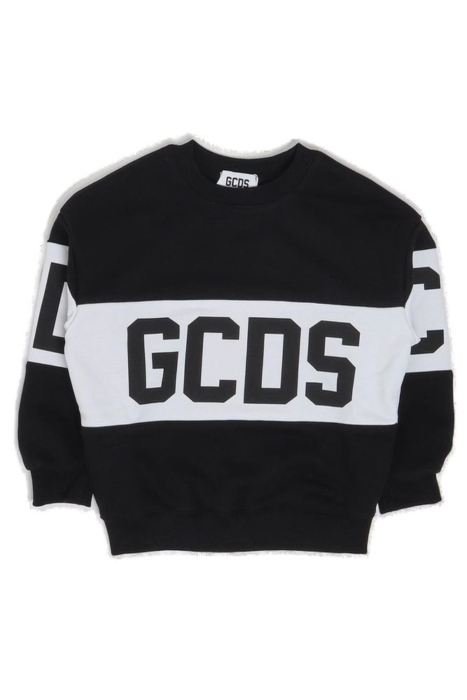 Gcds Kids 로고 프린트 크루넥 맨투맨