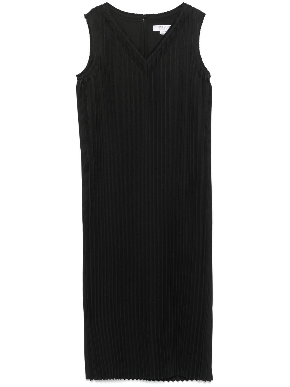 COMME DES GARCONS 블랙 플리츠 미디 드레스 꼼데가르송