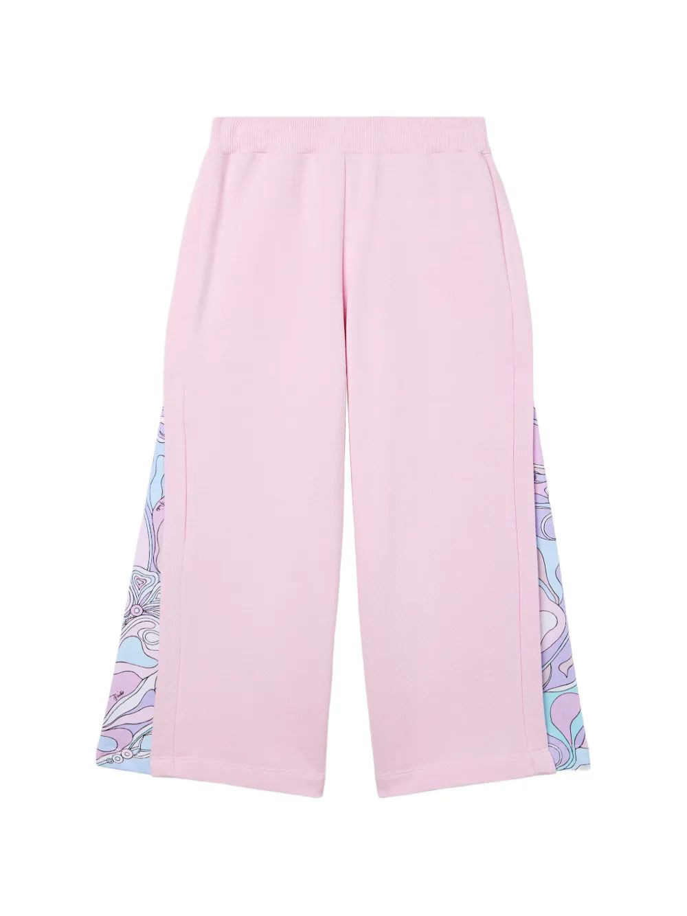 PUCCI KIDS 이리데 프린트 트랙 팬츠