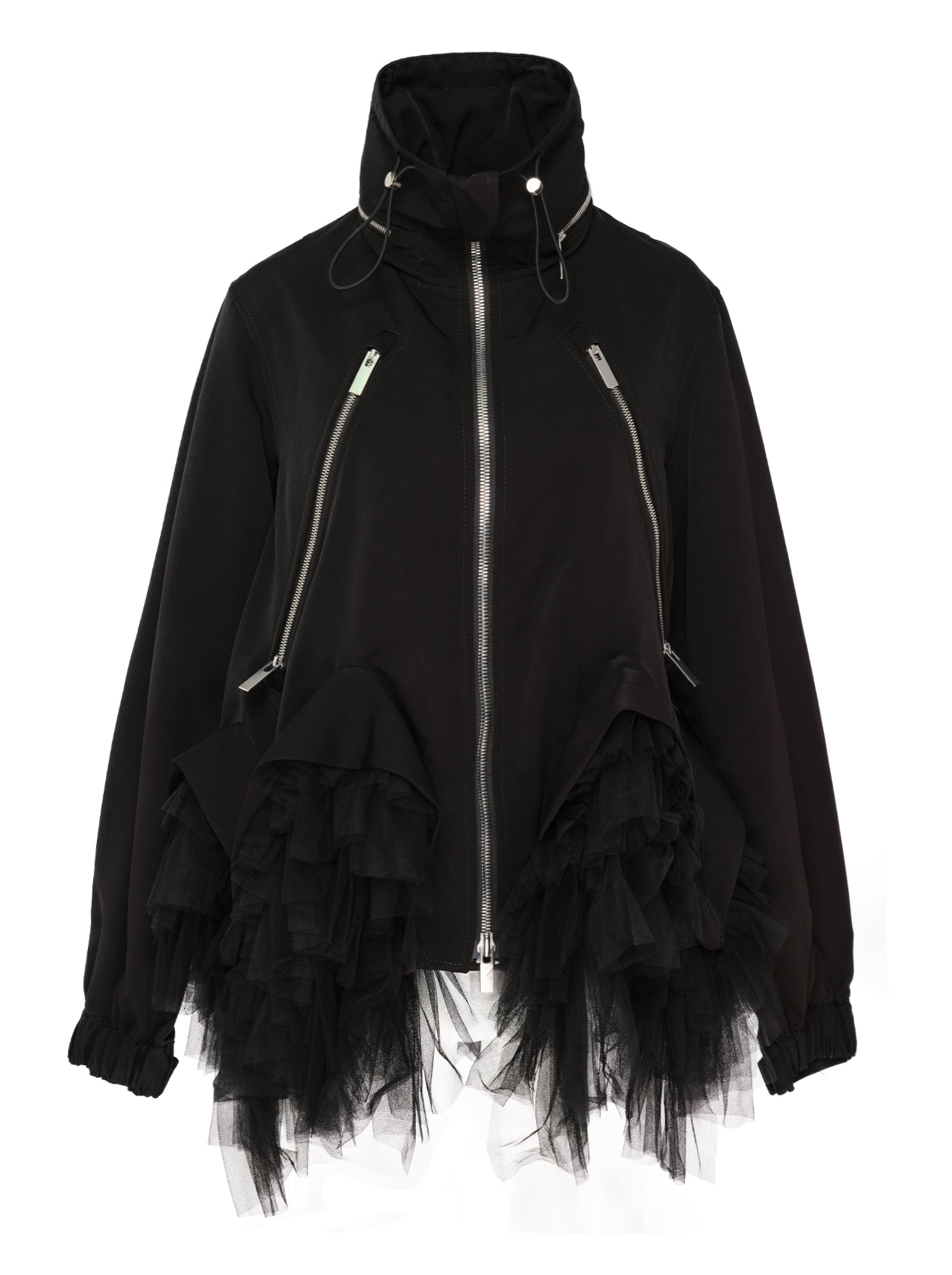 Noir Kei Ninomiya 튤 롱 슬리브 자켓