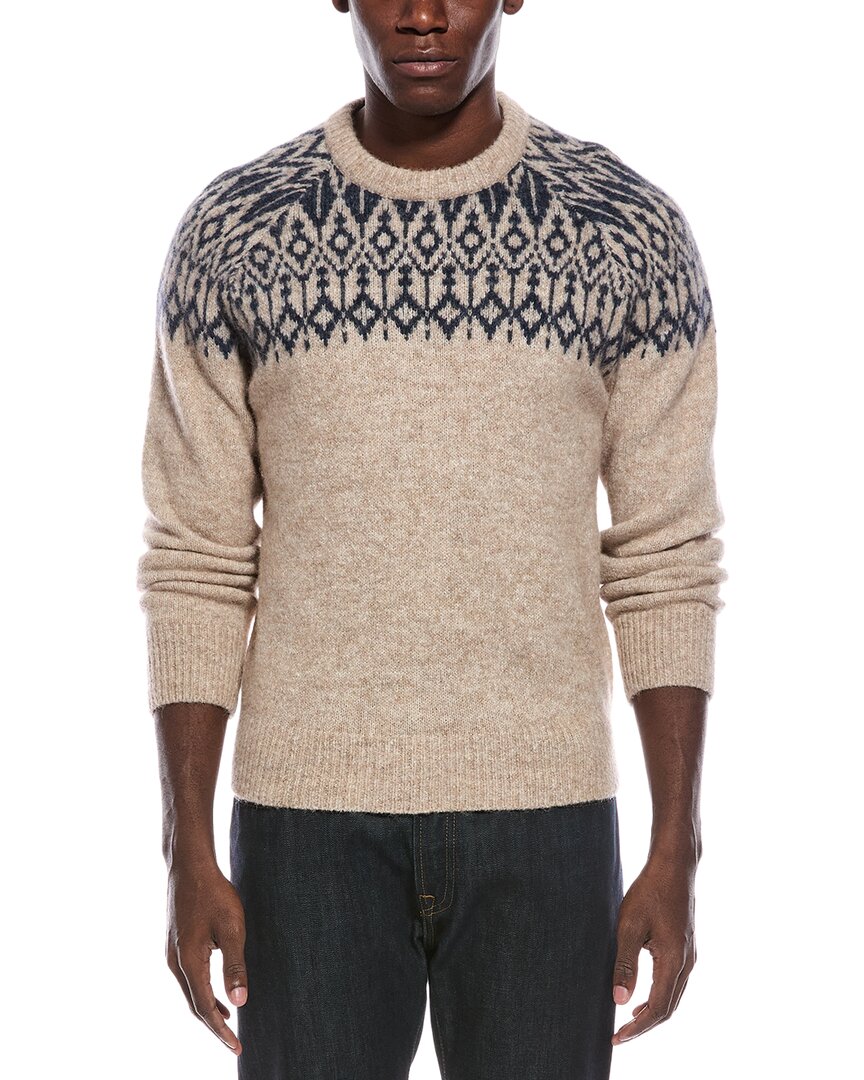 BRUNELLO CUCINELLI 알파카 울 혼합 크루넥 스웨터