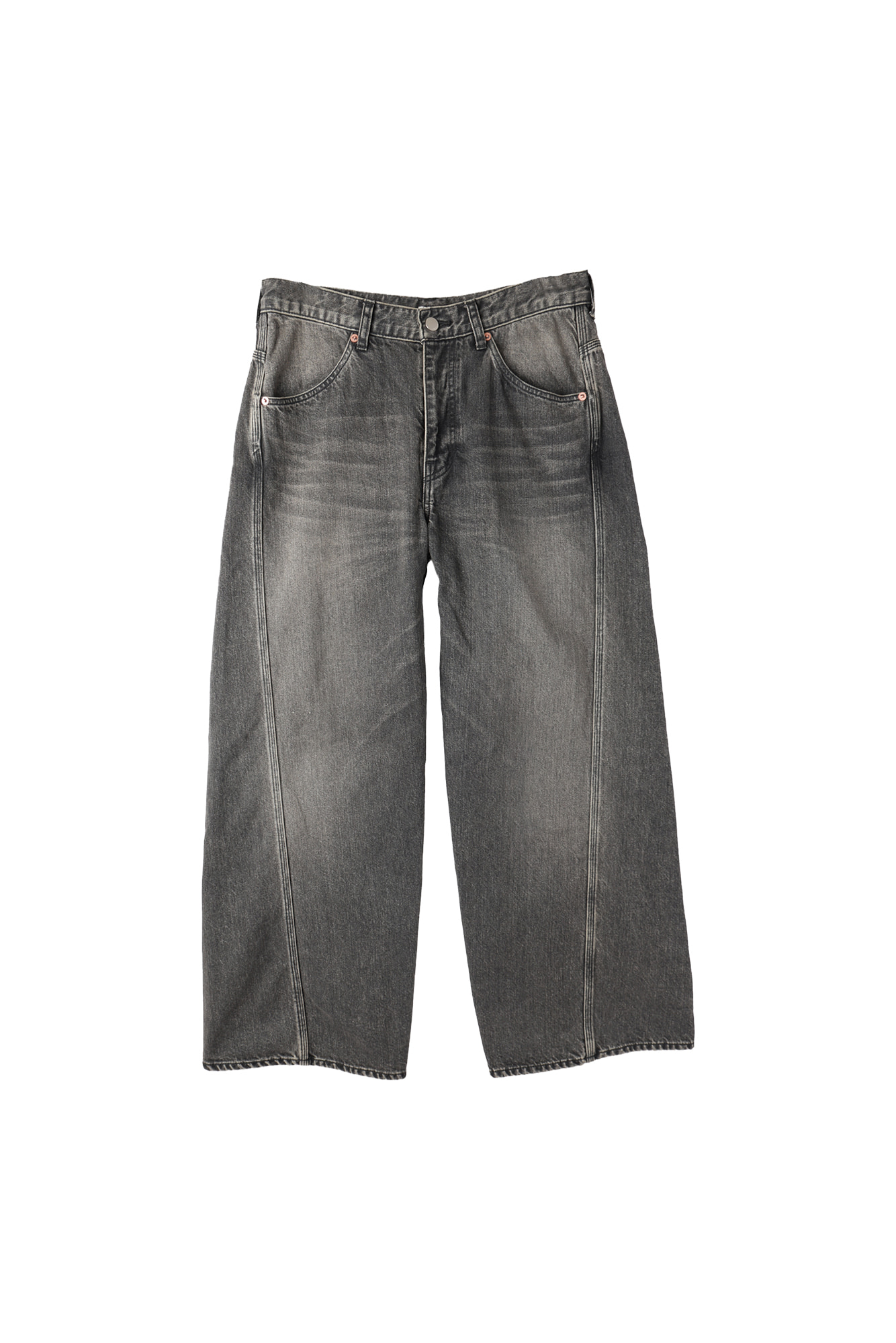 JieDa Used 3D Work Denim New Wash