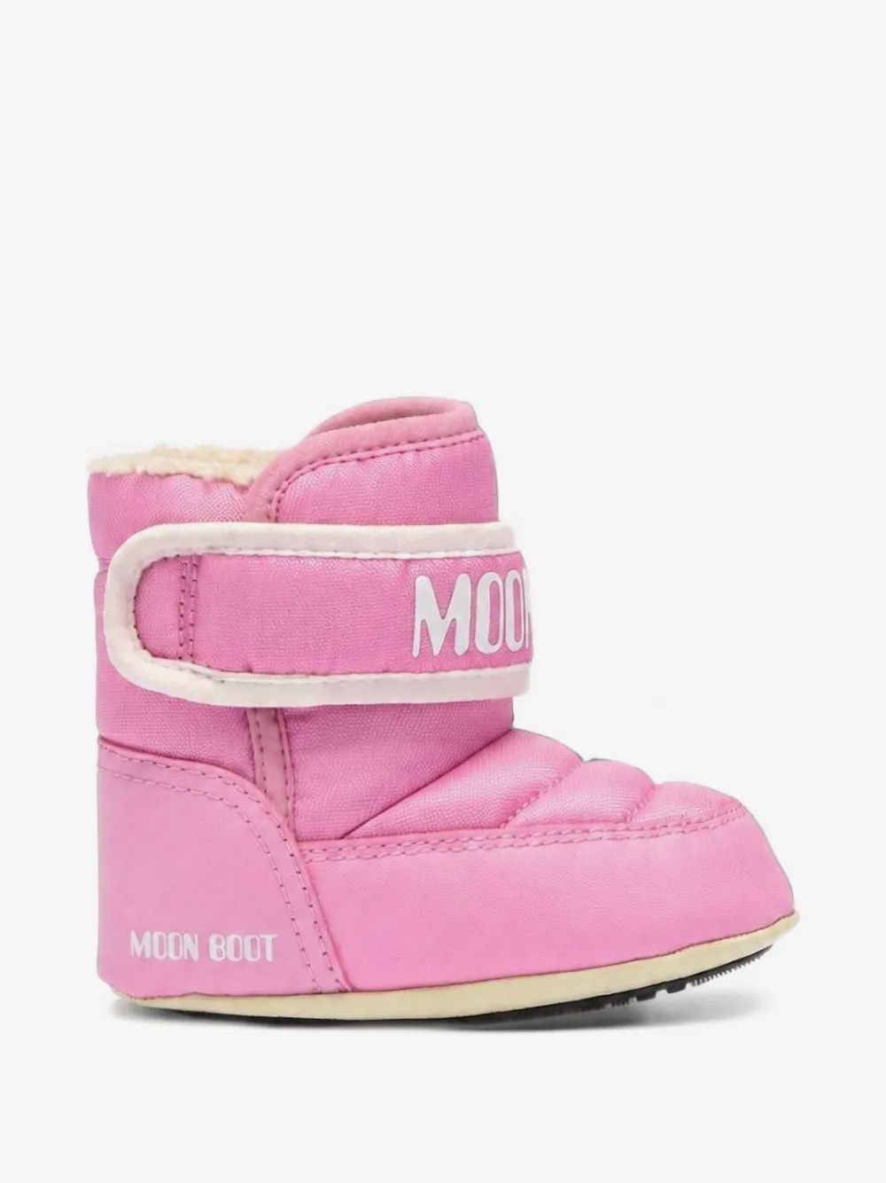 Moon Boot Kids 크립 퀼팅 터치 스트랩 부츠
