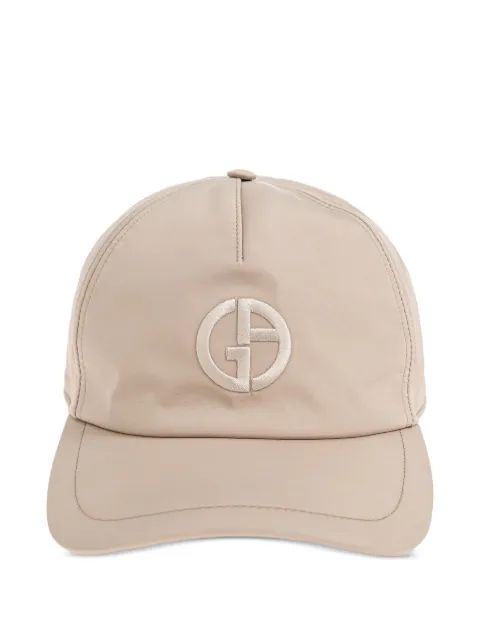 GIORGIO ARMANI 로고 자수 야구 모자