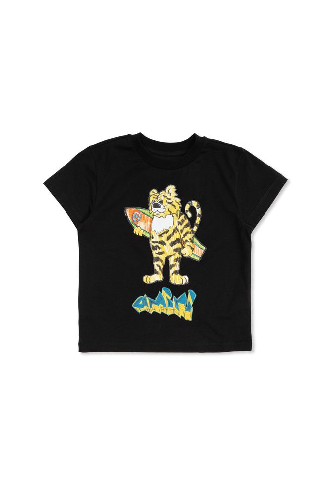 AMIRI KIDS 그래픽 프린트 티셔츠