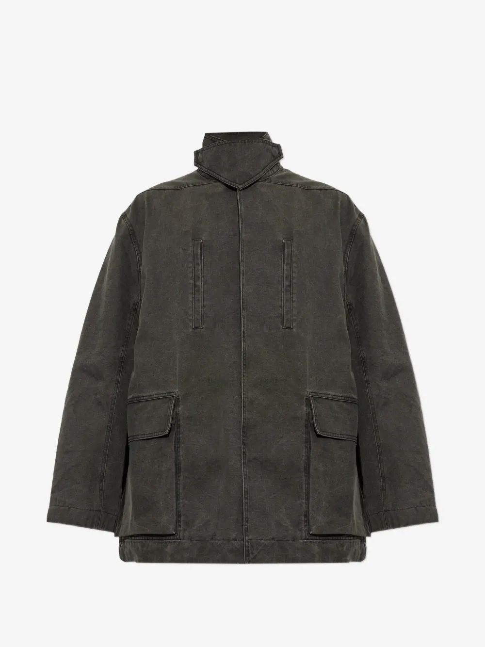 RICK OWENS 맥 하이넥 데님 자켓