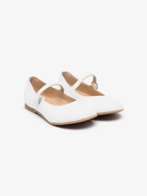 Gallucci Kids 가죽 발레리나 슈즈