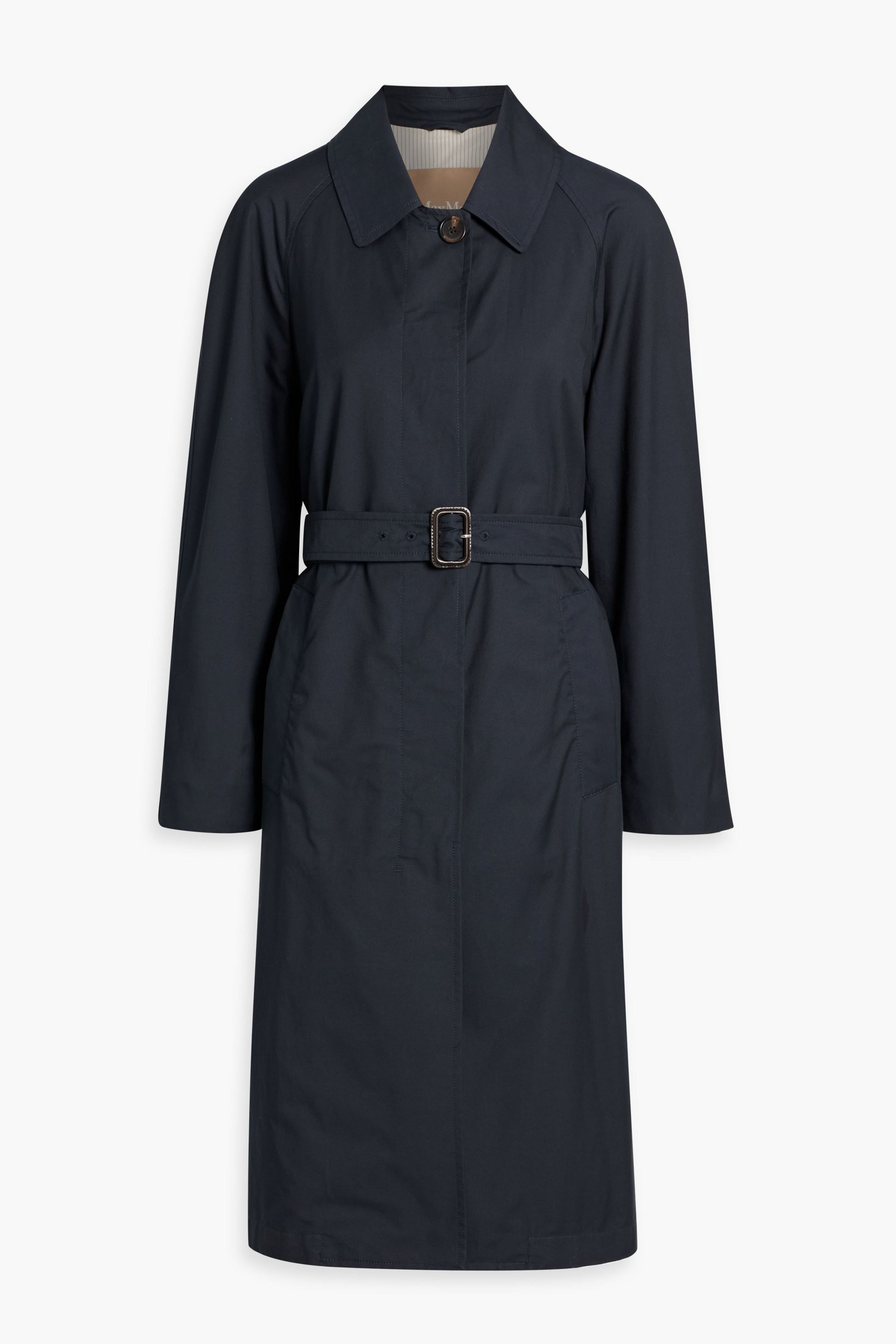 max mara the cube 올리언스 코튼 블렌드 트윌 레인코트