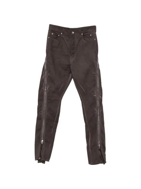 RICK OWENS DRKSHDW 지퍼 디테일 스트레이트 레그 진
