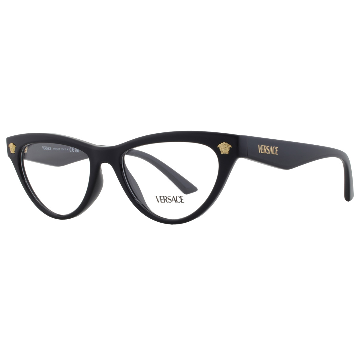 VERSACE 데모 캣아이 안경 VE3364U GB1 52
