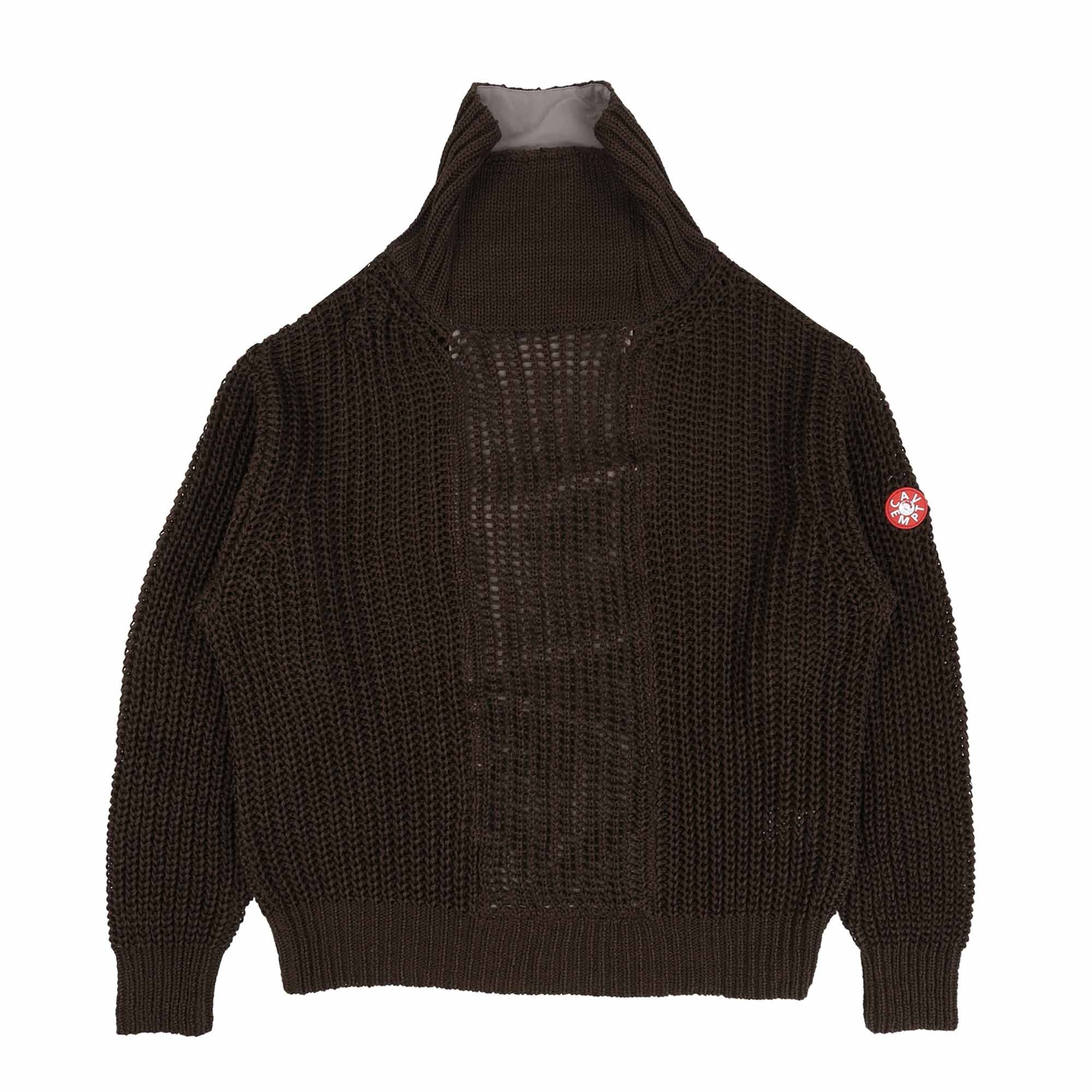 CAV EMPT 트윌 백 사이드 니트